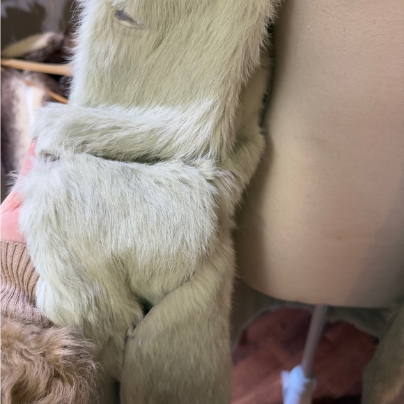 Leather Rabbit Fur Jacket - Picture 4 of 7